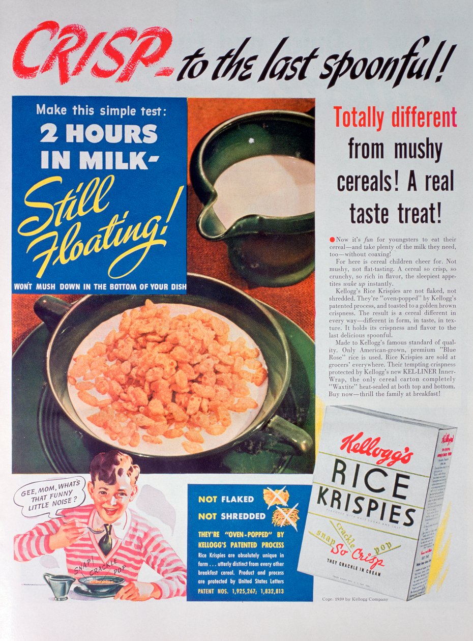 Publicité pour Kellogg