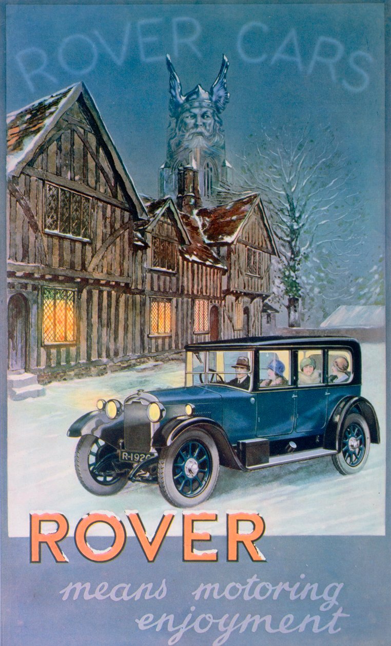 Publicité pour les voitures Rover, 1927 - Unbekannt