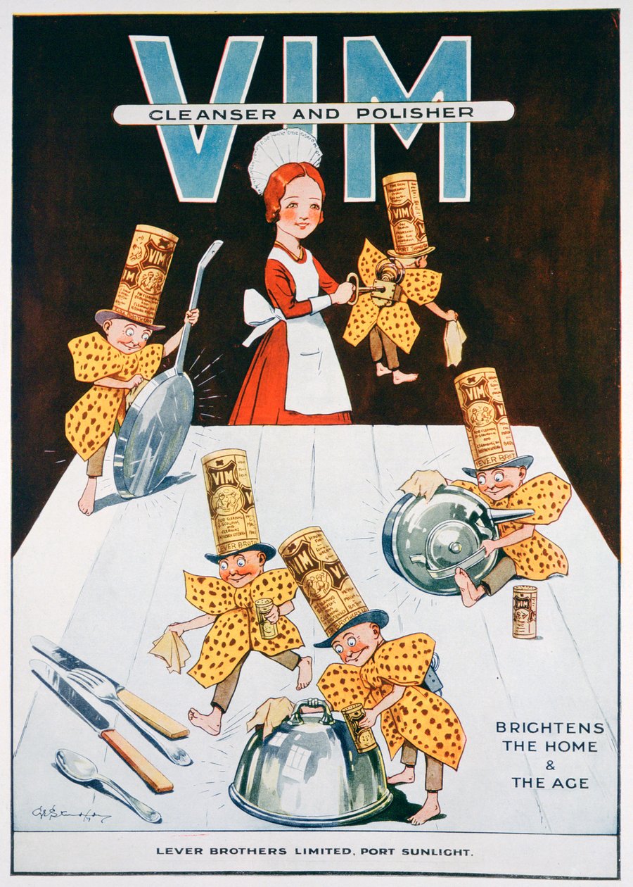 Publicité pour le nettoyant et polisseur Vim, 1919 - Unbekannt