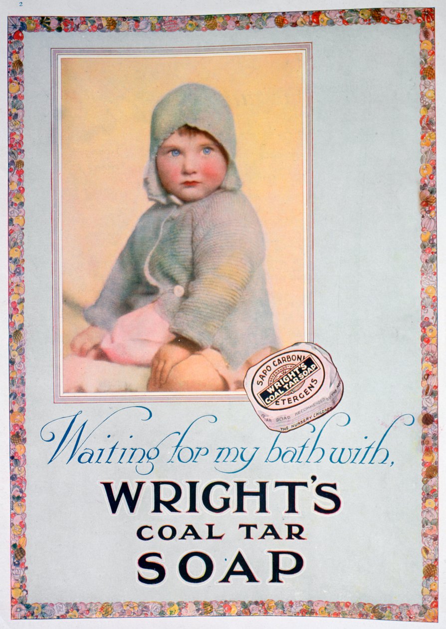 Publicité pour le savon au goudron de houille Wright, 1924 - Unbekannt
