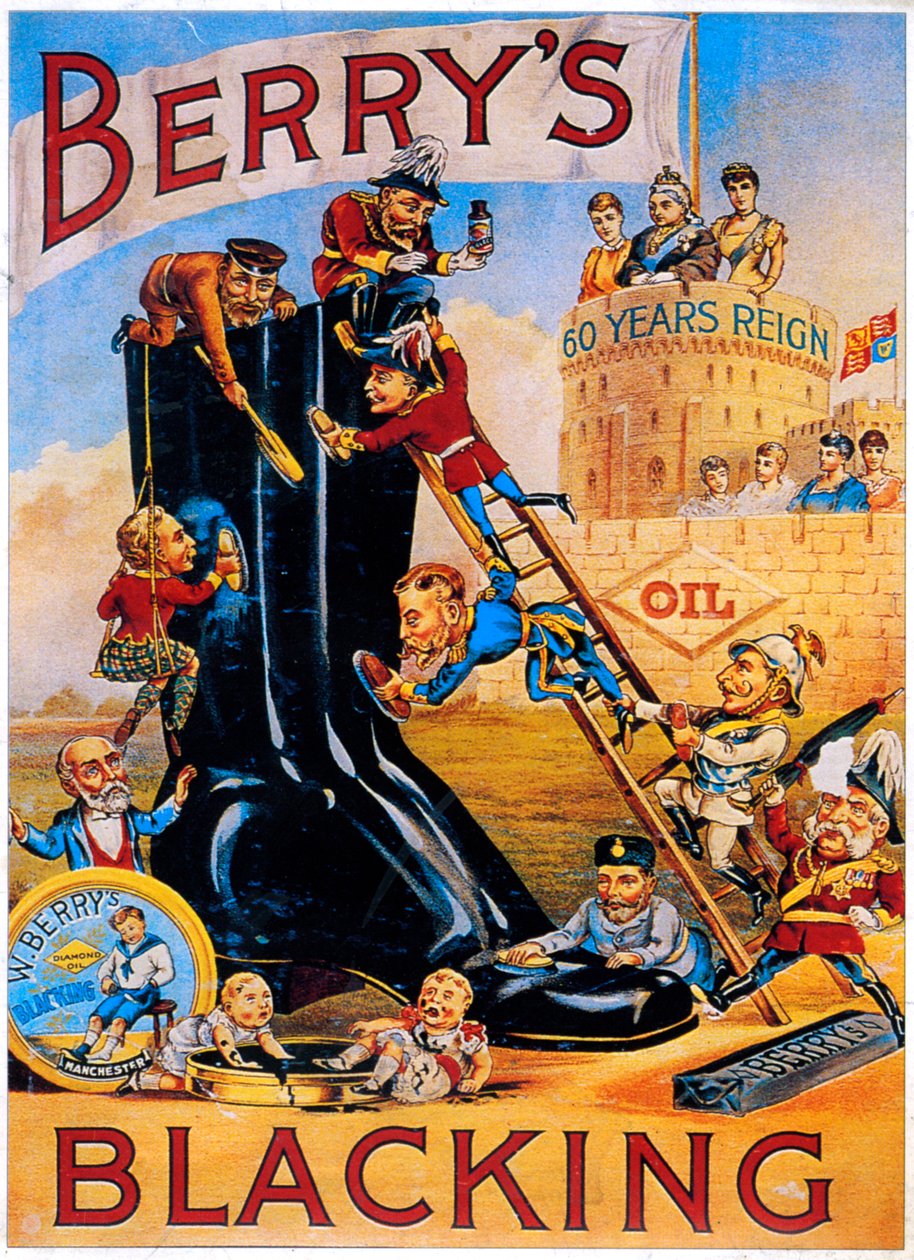 Publicité pour le cirage de bottes Berry, 1887 - Unbekannt