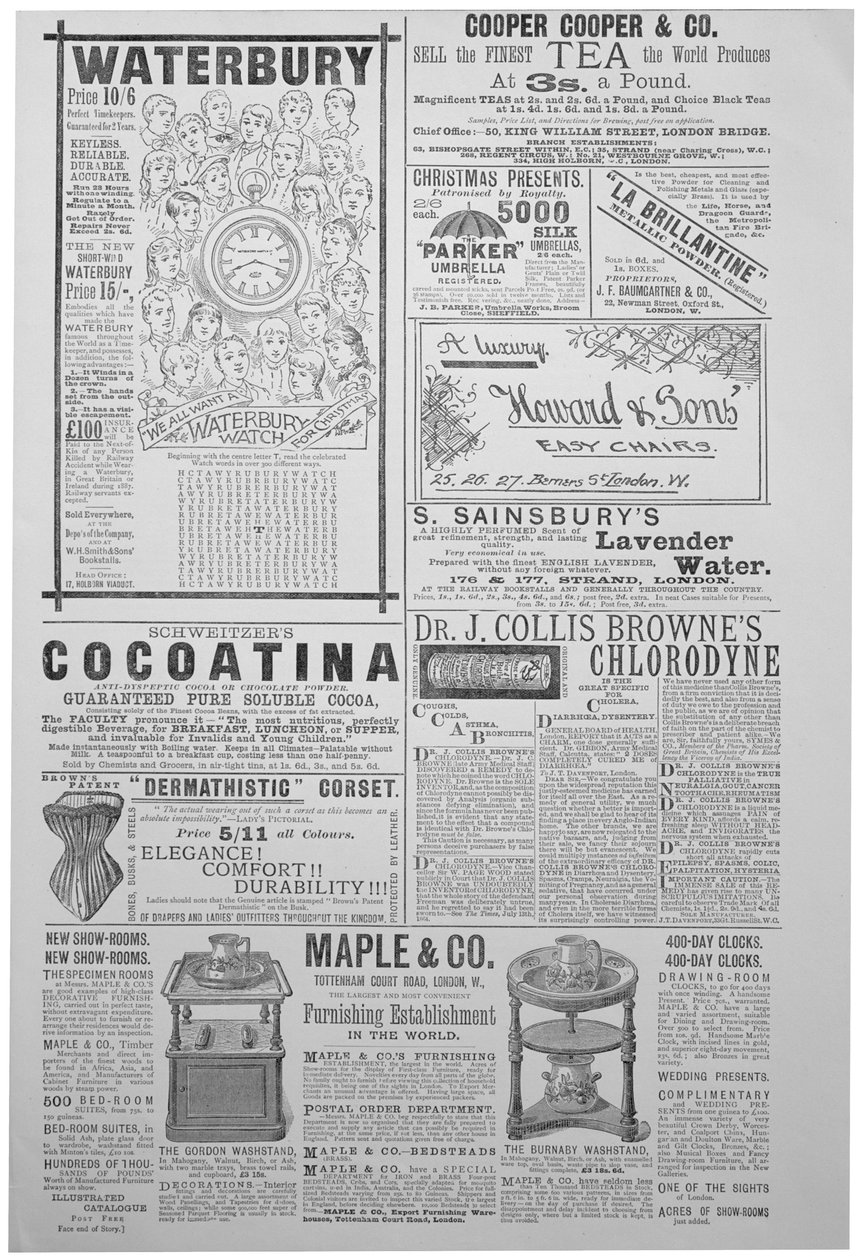 Page de publicité du Yuletide, annuel de Noël - Unbekannt