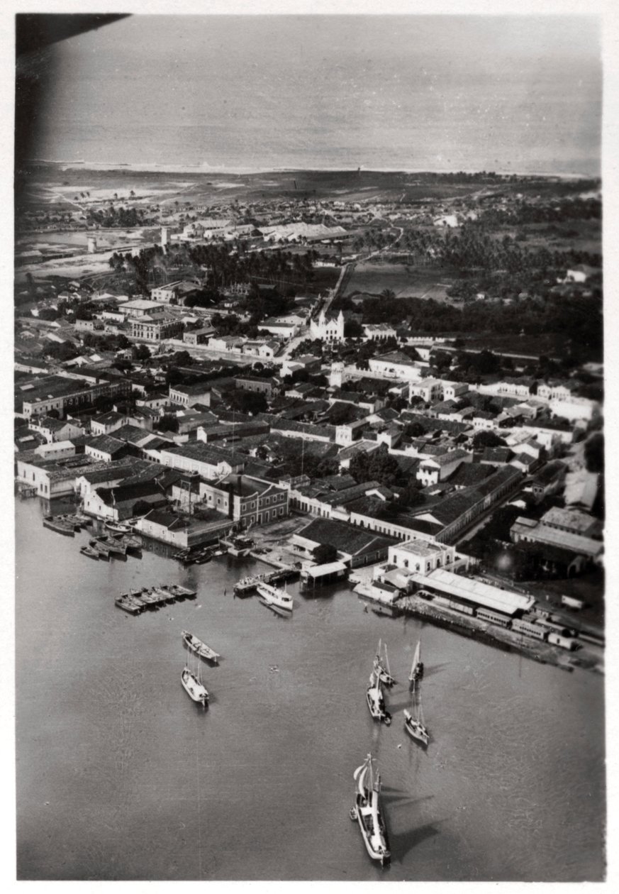 Vue aérienne de Natal, Afrique du Sud, depuis un Zeppelin, 1930-1933 - Unbekannt