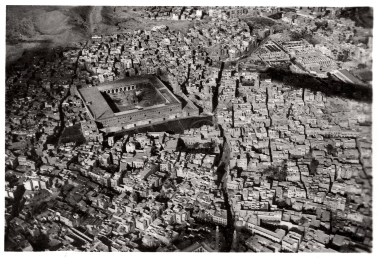 Vue aérienne du vieux Caire, Égypte, depuis un Zeppelin, 1931-1933 - Unbekannt
