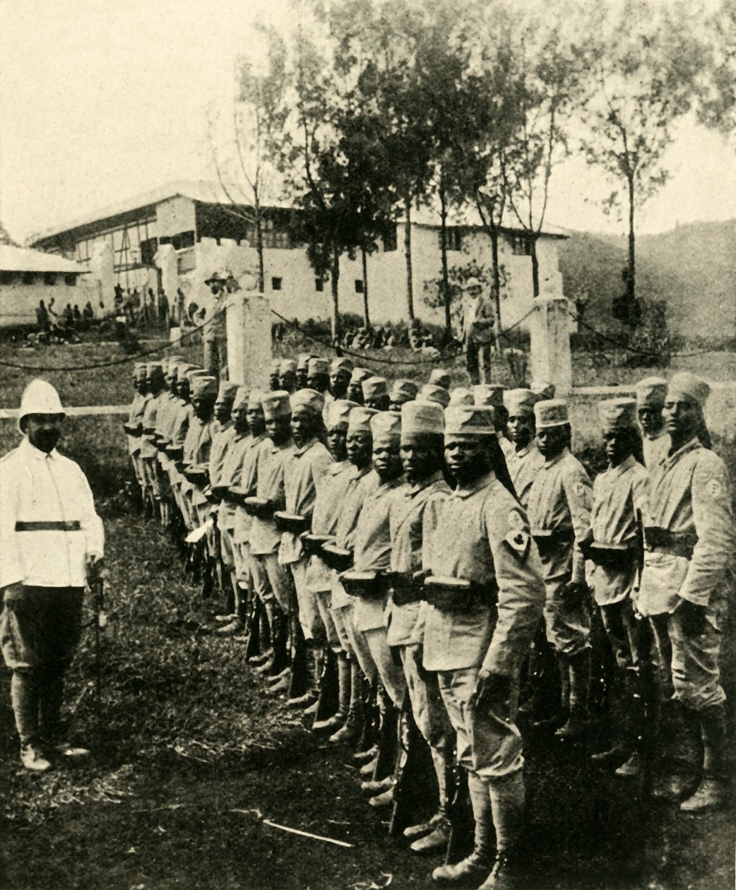 Soldats africains combattant pour l