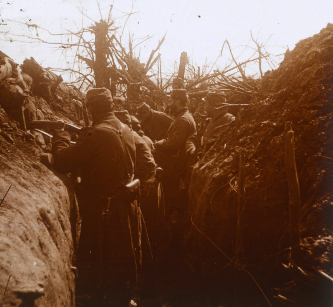 Après la bataille de la Marne, nord de la France, vers 1914-1918 - Unbekannt
