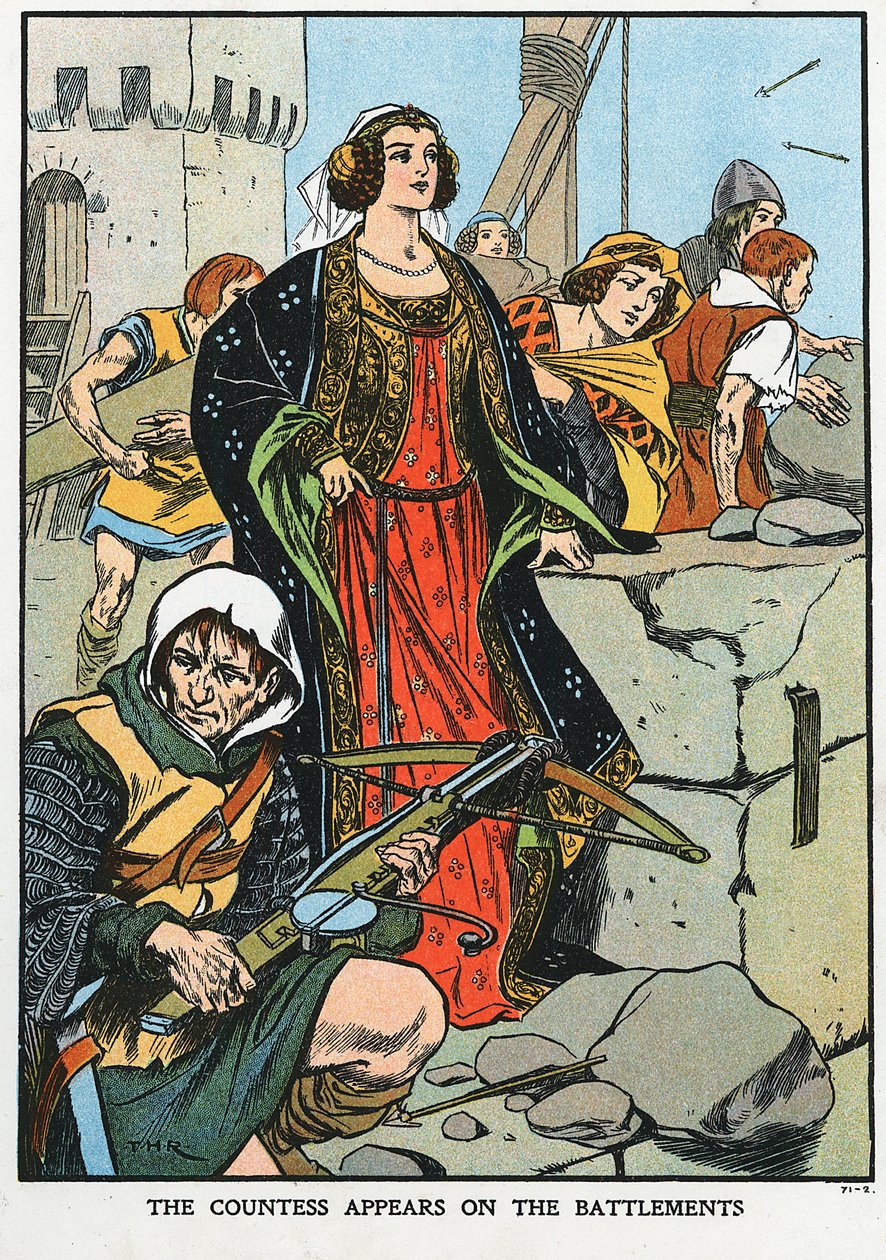 Agnes, comtesse de Dunbar 1312-1369, connue sous le nom de Black Agnes, 1338, début du 20e siècle - Unbekannt