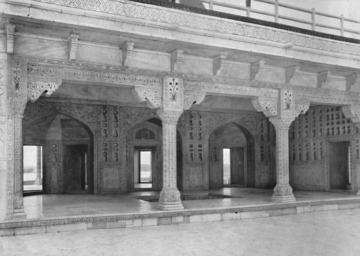 Agra. Une chambre dans la tour de jasmin, vers 1910 - Unbekannt