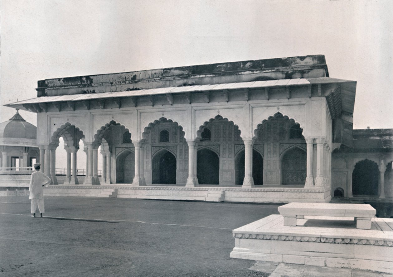 Agra. Le Dewan-i-Khas ou Hall d