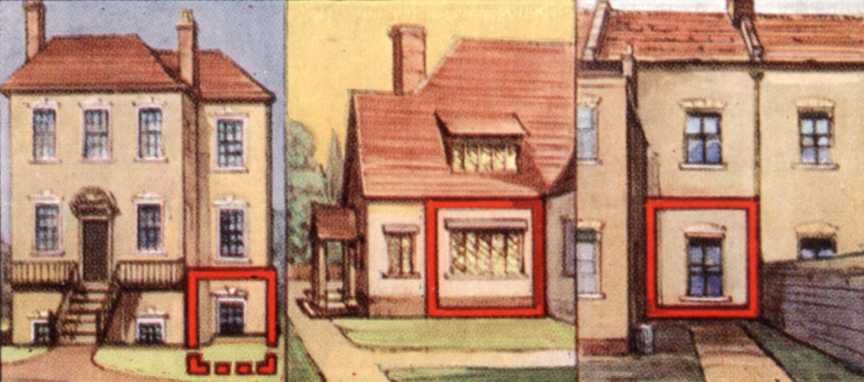 Précautions contre les Raids Aériens, carte de cigarette, britannique, 1938 - Unbekannt