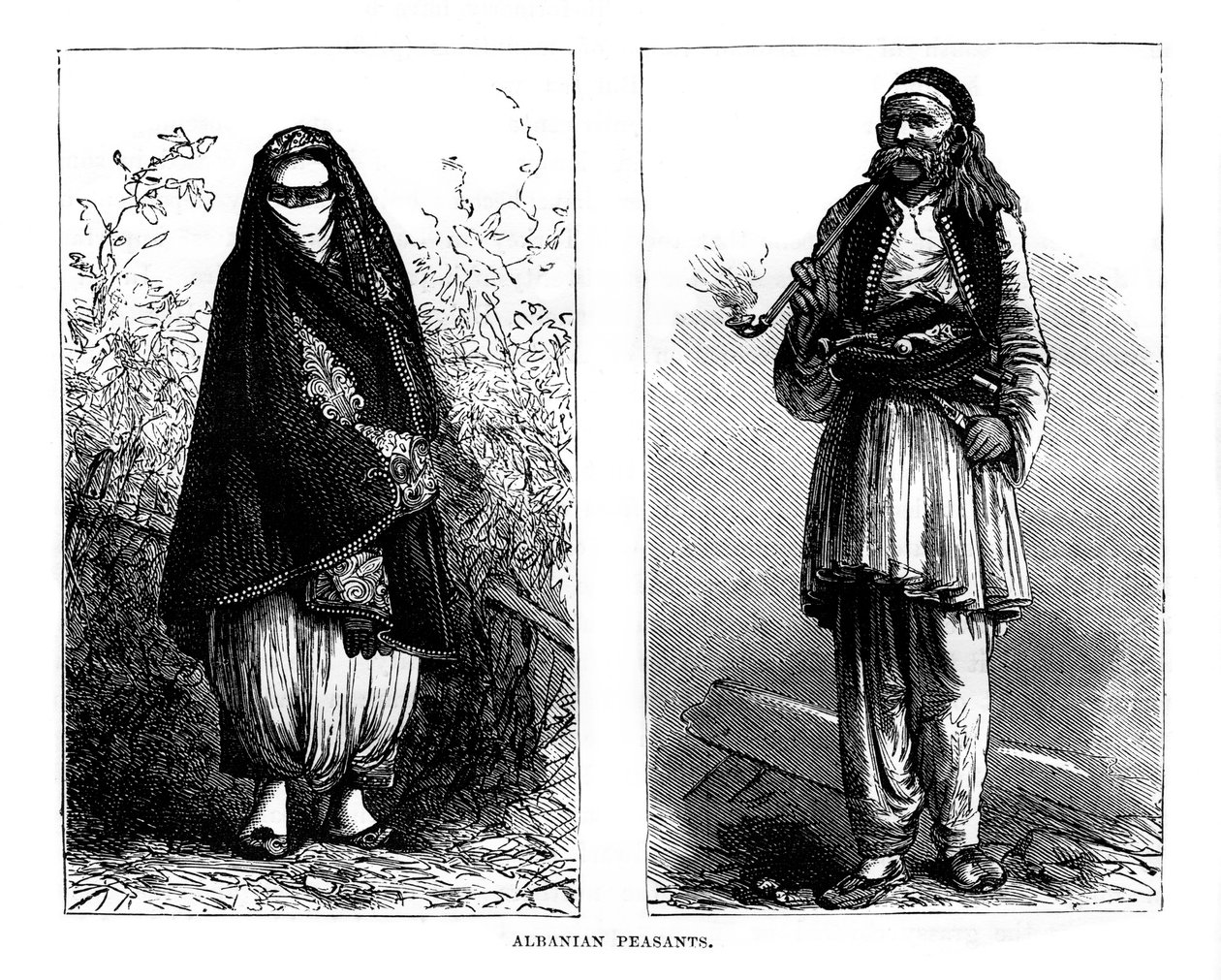 Paysans albanais, 19e siècle - Unbekannt