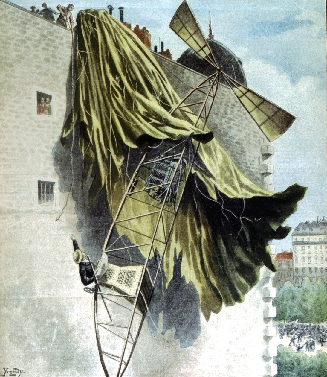 Alberto Santos-Dumont 1873-1932 aéronaute brésilien, tentative infructueuse au Prix Deutsch - Unbekannt