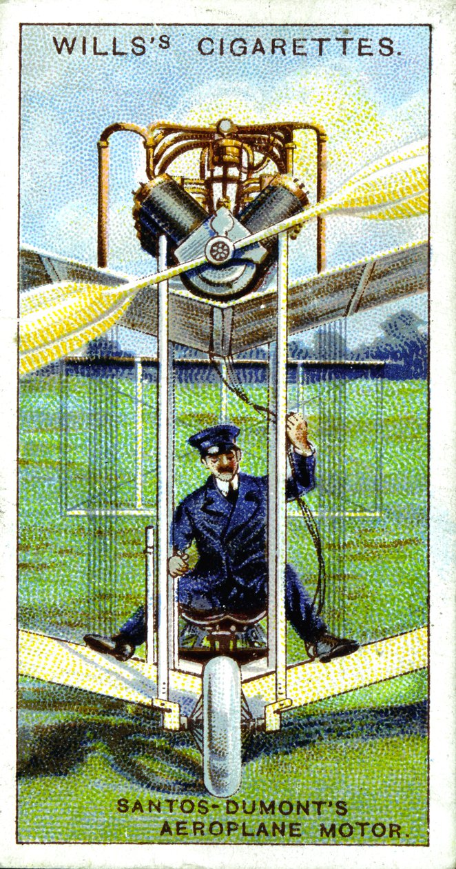 Alberto Santos-Dumont, aéronaute brésilien, premier vol enregistré en Europe, 1906, 1915 - Unbekannt