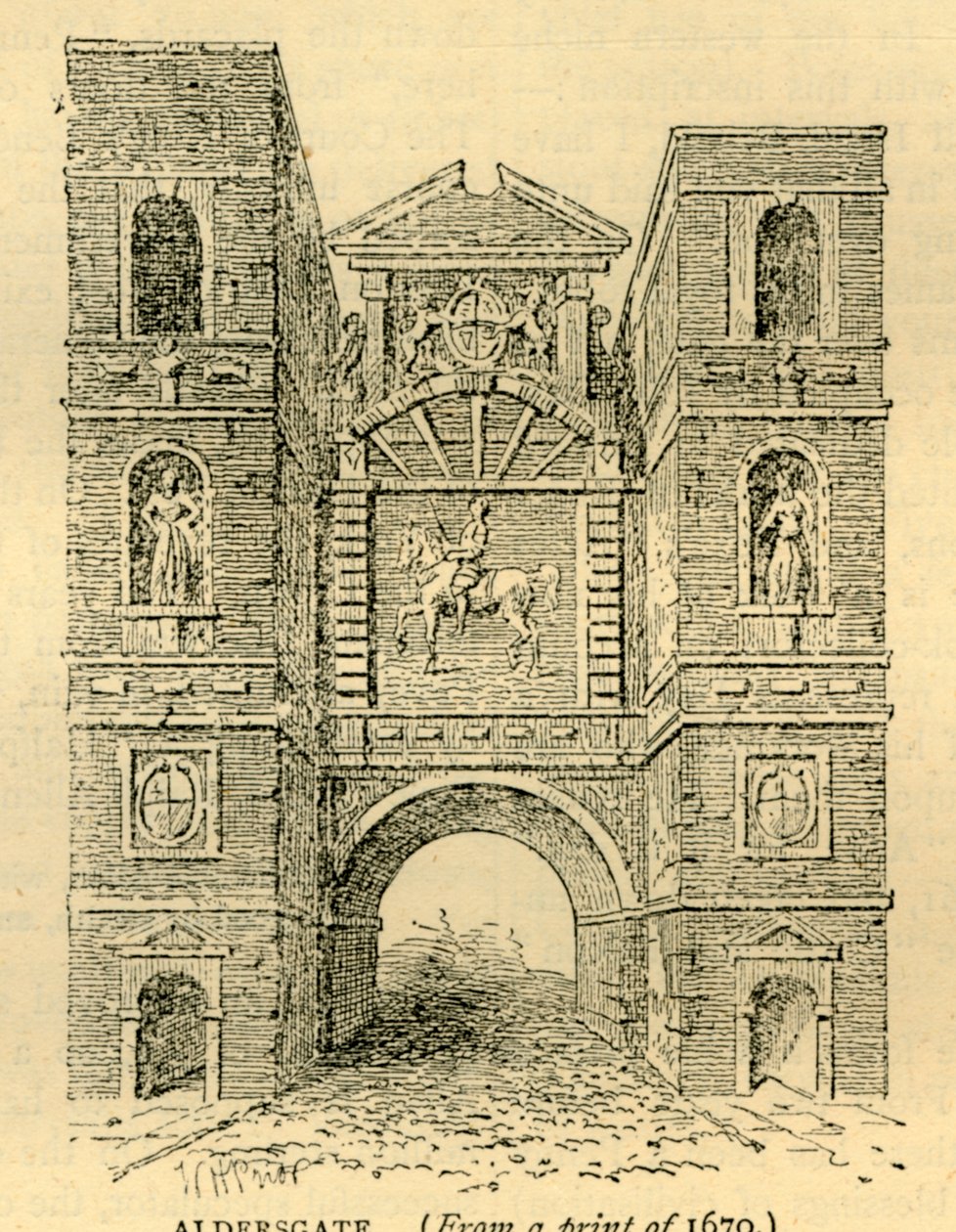 Aldersgate, 1670, vers 1872 - Unbekannt