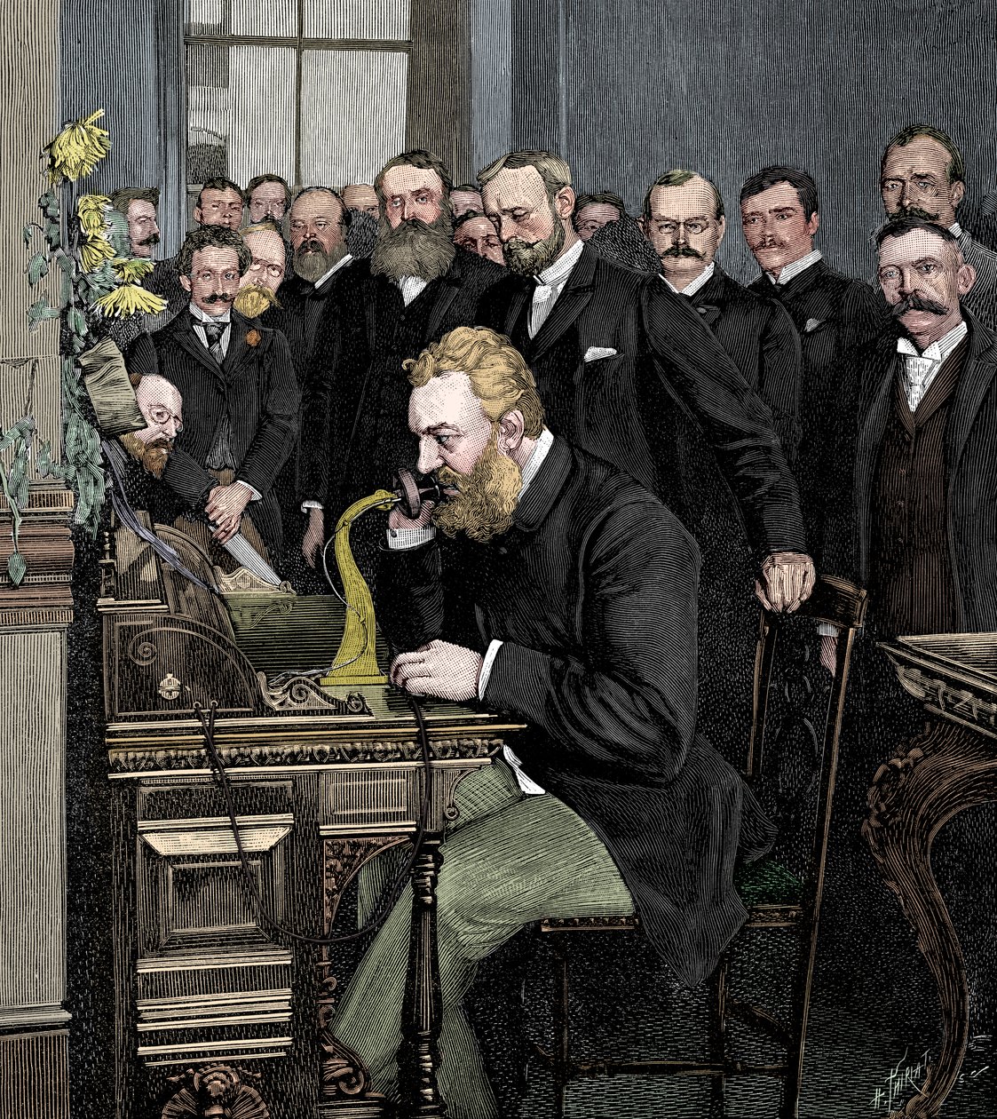 Alexander Graham Bell 1847-1922, inventeur américain d