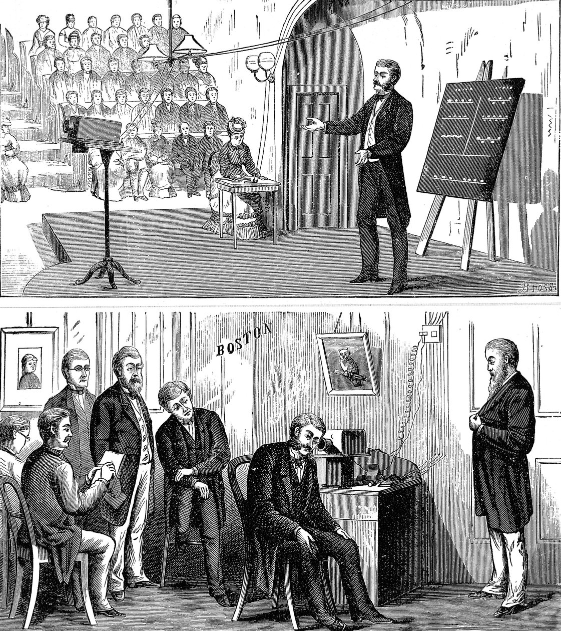 Alexander Graham Bell 1847-1922, inventeur américain d
