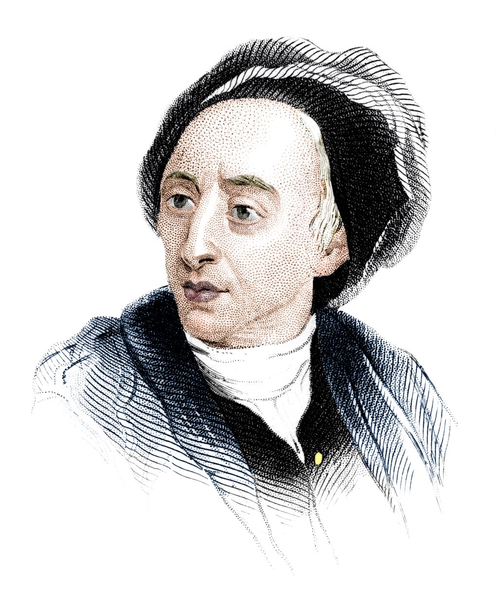 Alexander Pope, poète anglais du début du XVIIIe siècle, vers 1850 - Unbekannt
