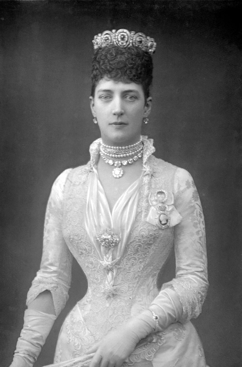 Alexandra 1844-1925, reine consort du roi Édouard VII de Grande-Bretagne, c1890 - Unbekannt