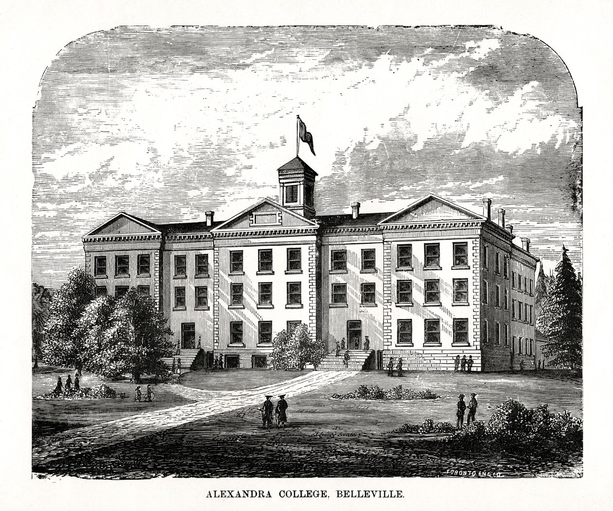 Collège Alexandra, Belleville, Ontario, Canada, 19ème siècle - Unbekannt