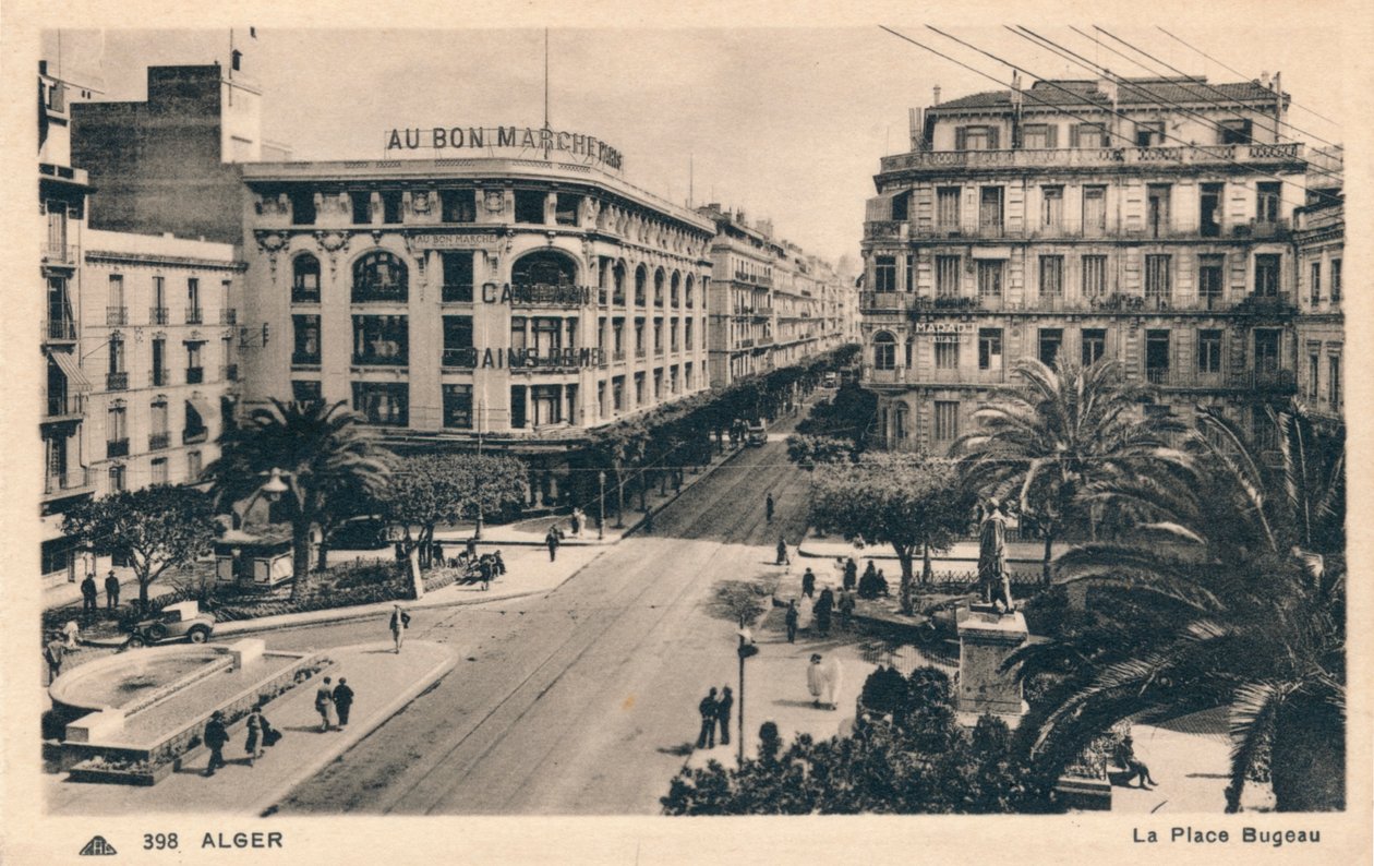 Alger - La Place Bugeau, vers 1930 - Unbekannt