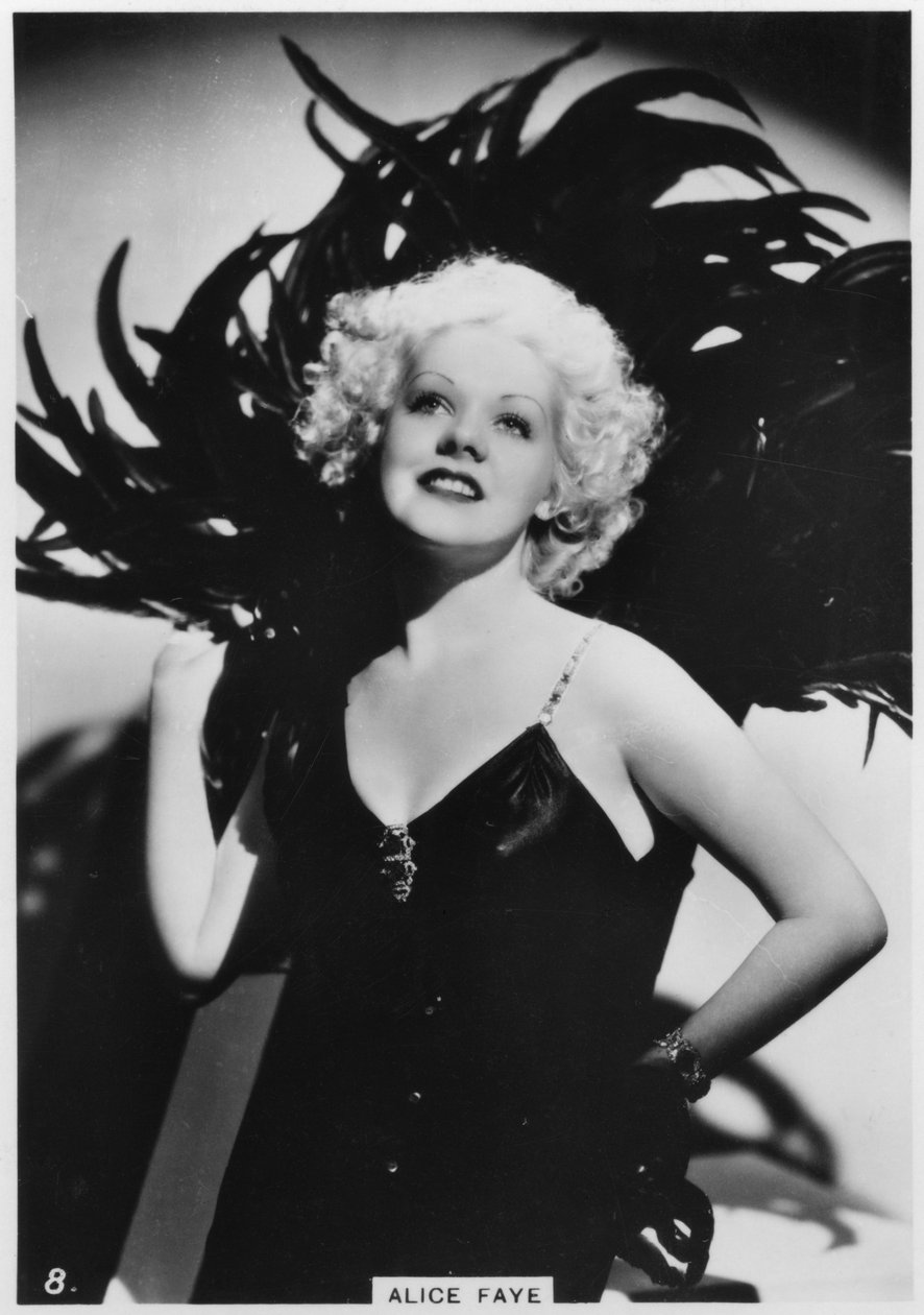 Alice Faye, actrice et chanteuse américaine, vers 1938 - Unbekannt