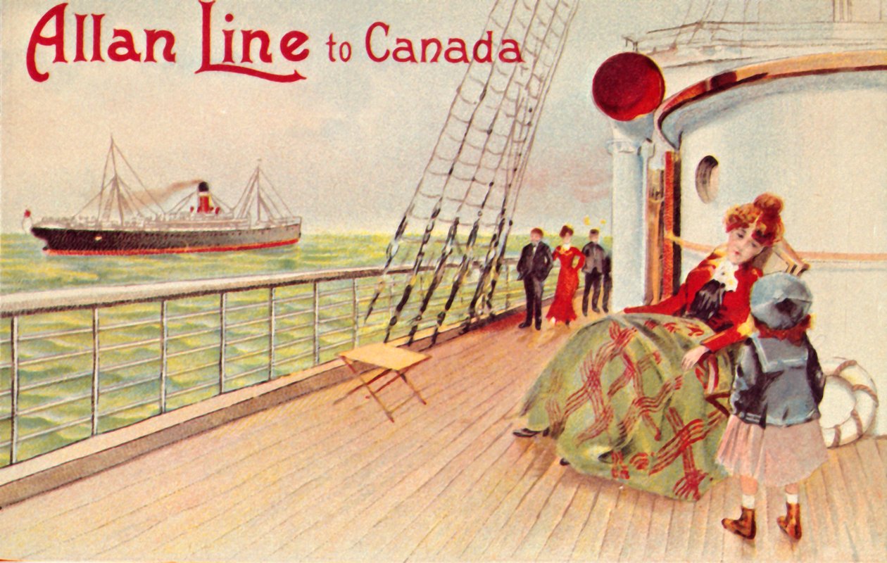 Ligne Allan vers le Canada, vers 1900 - Unbekannt