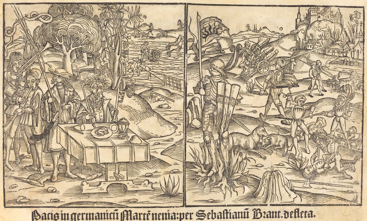 Allégorie de la guerre et de la paix, 1499 - Unbekannt