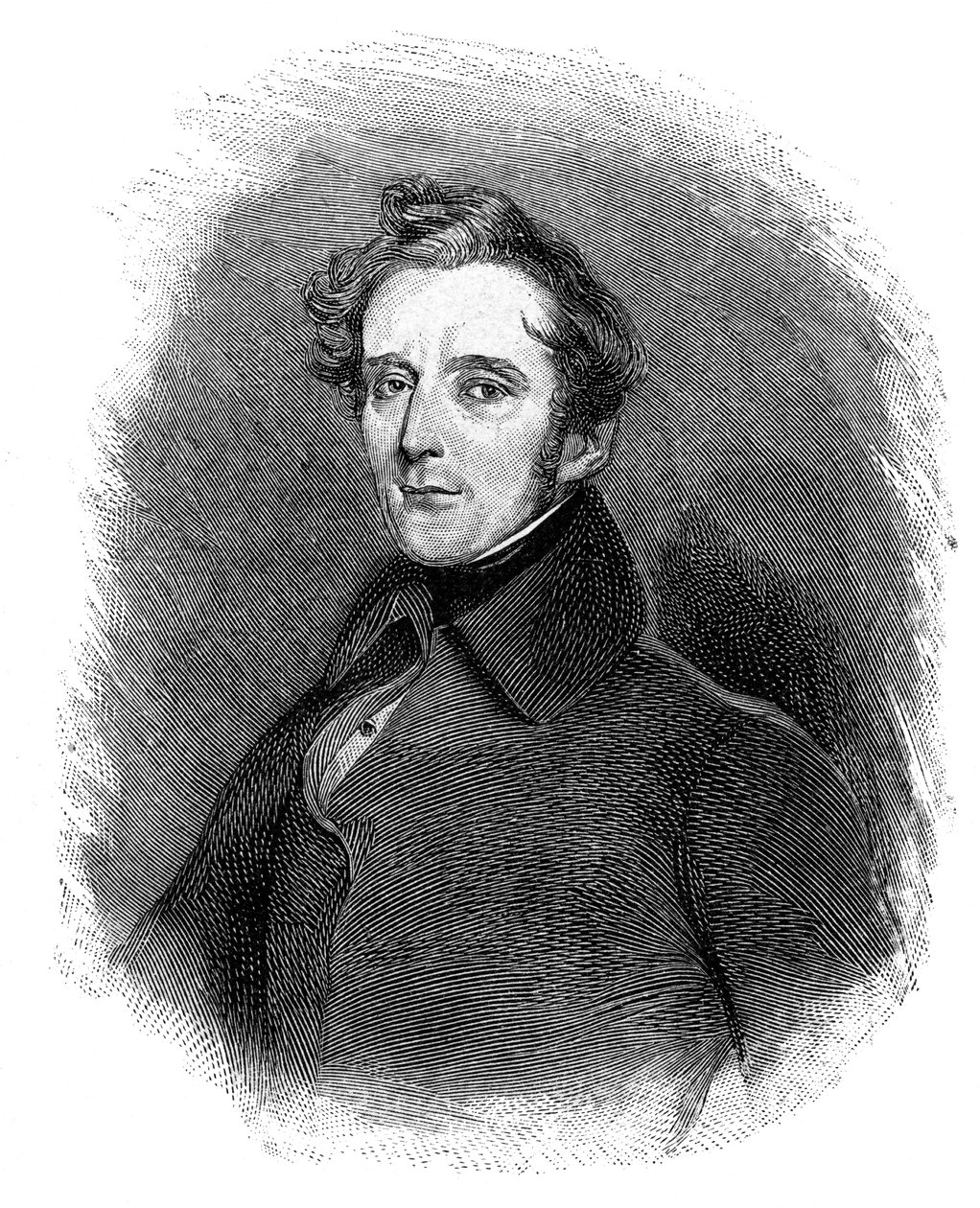 Alphonse de Lamartine 1790-1869, écrivain, poète et homme politique français, 1900 - Unbekannt