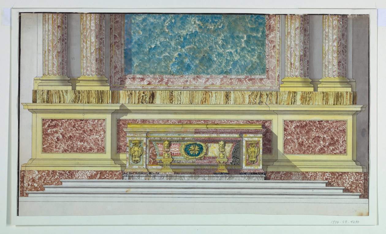 Autel Mensa pour la chapelle Borghèse, Santa Maria Maggiore, Rome - Unbekannt