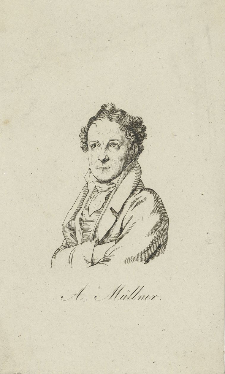 Amandus Gottfried Adolf Müllner 1774-1829, 1810-1820 - Unbekannt