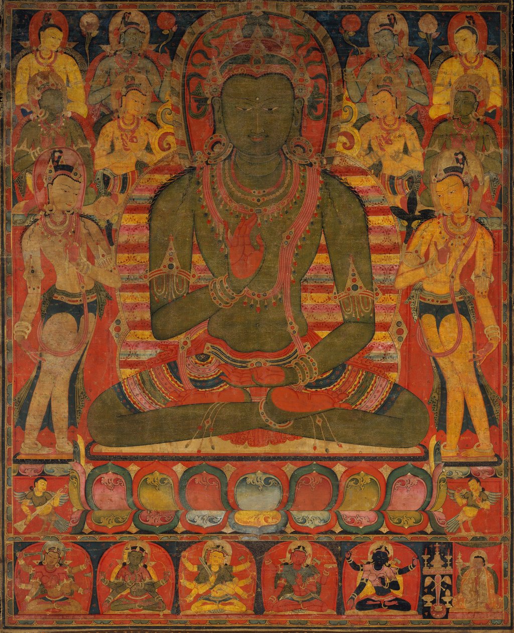 Amoghasiddhi, le Bouddha de la Terre Pure du Nord - Unbekannt
