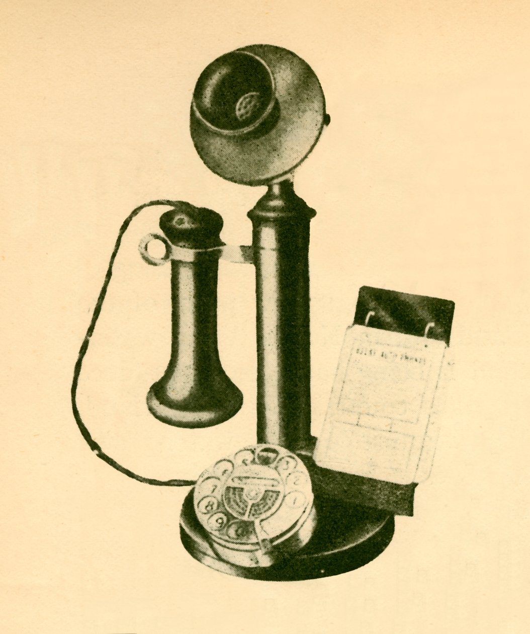 Un récepteur téléphonique automatique, vers 1930 - Unbekannt