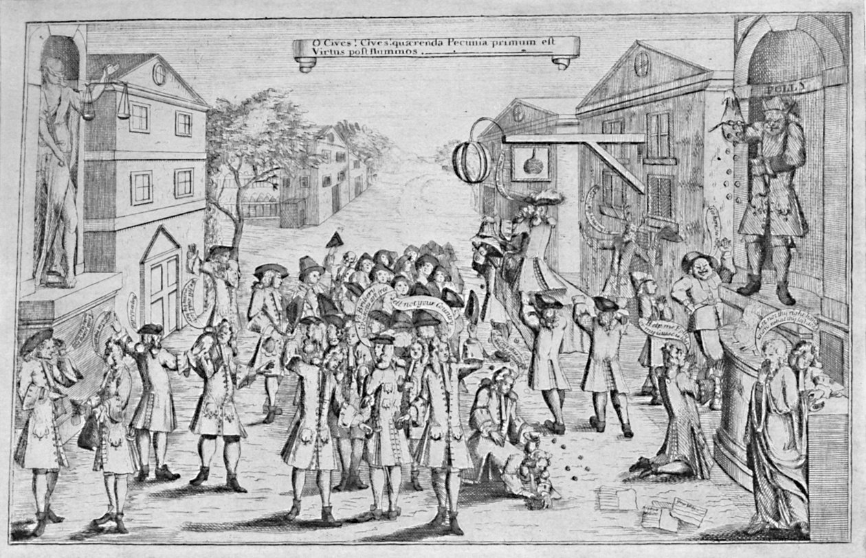 Une élection gagnée par la corruption, 1727, 1904 - Unbekannt