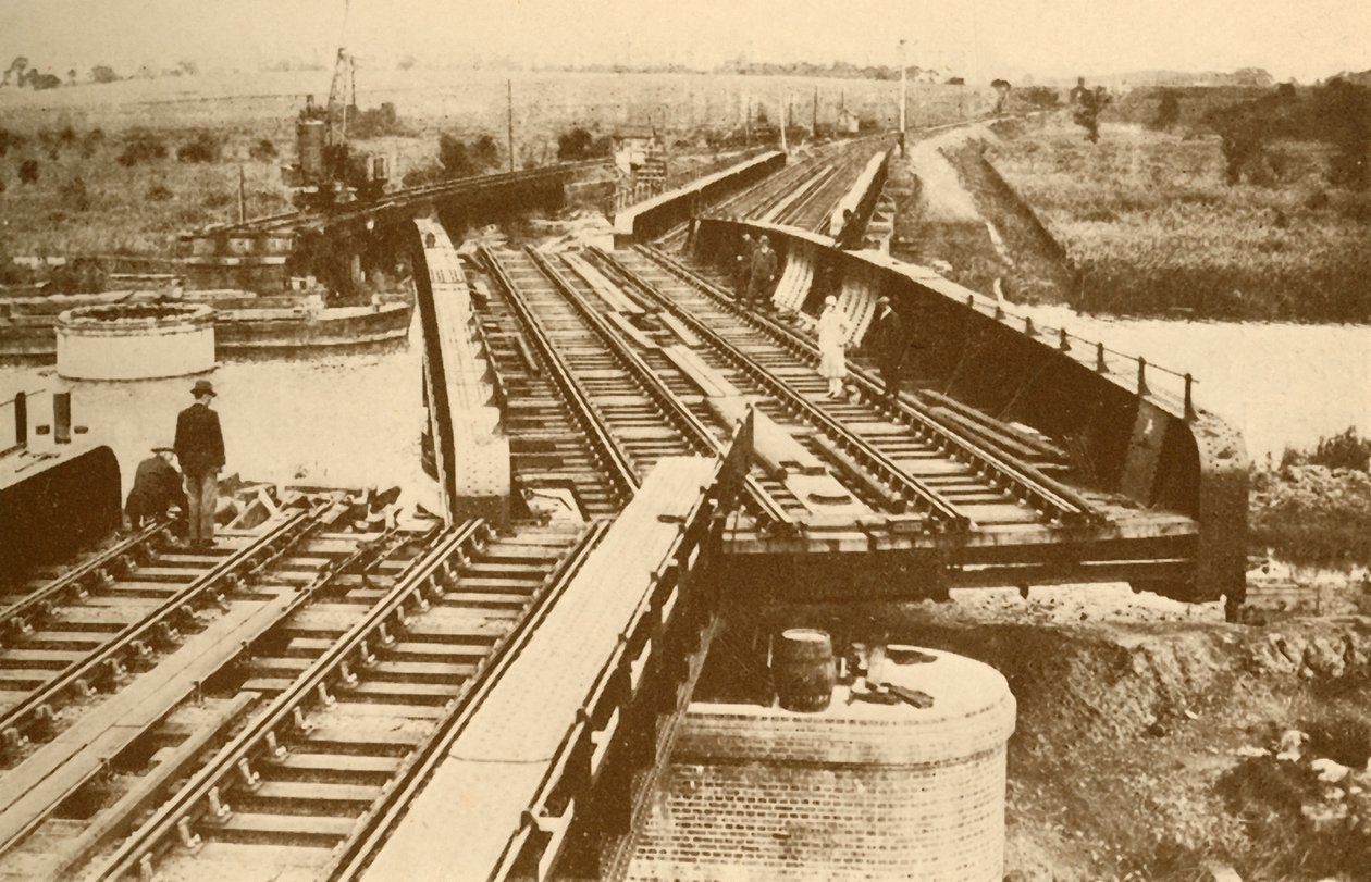 Un pont tournant électrique, à Beccles, près de Yarmouth London and North Eastern Railway - Unbekannt