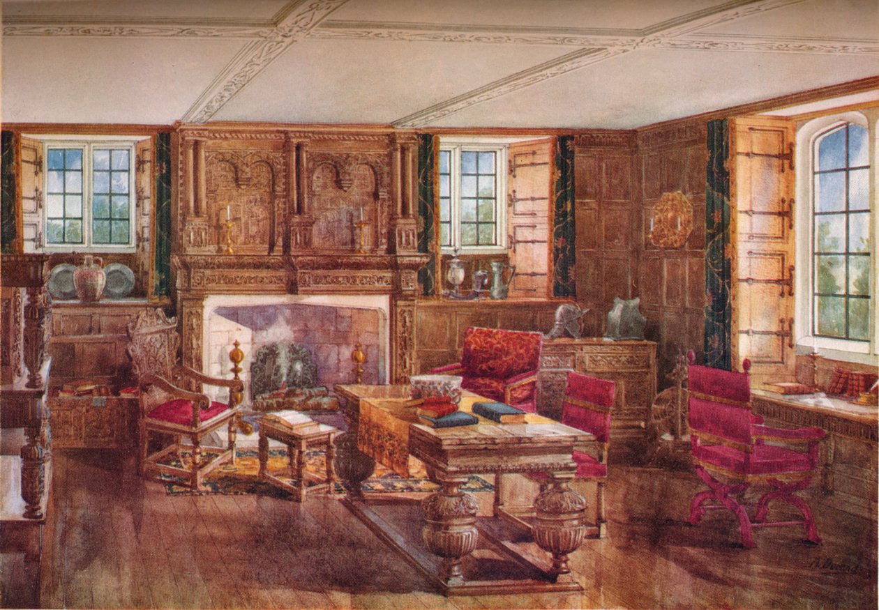 Un salon élisabéthain, XIXe siècle, 1923 - Unbekannt