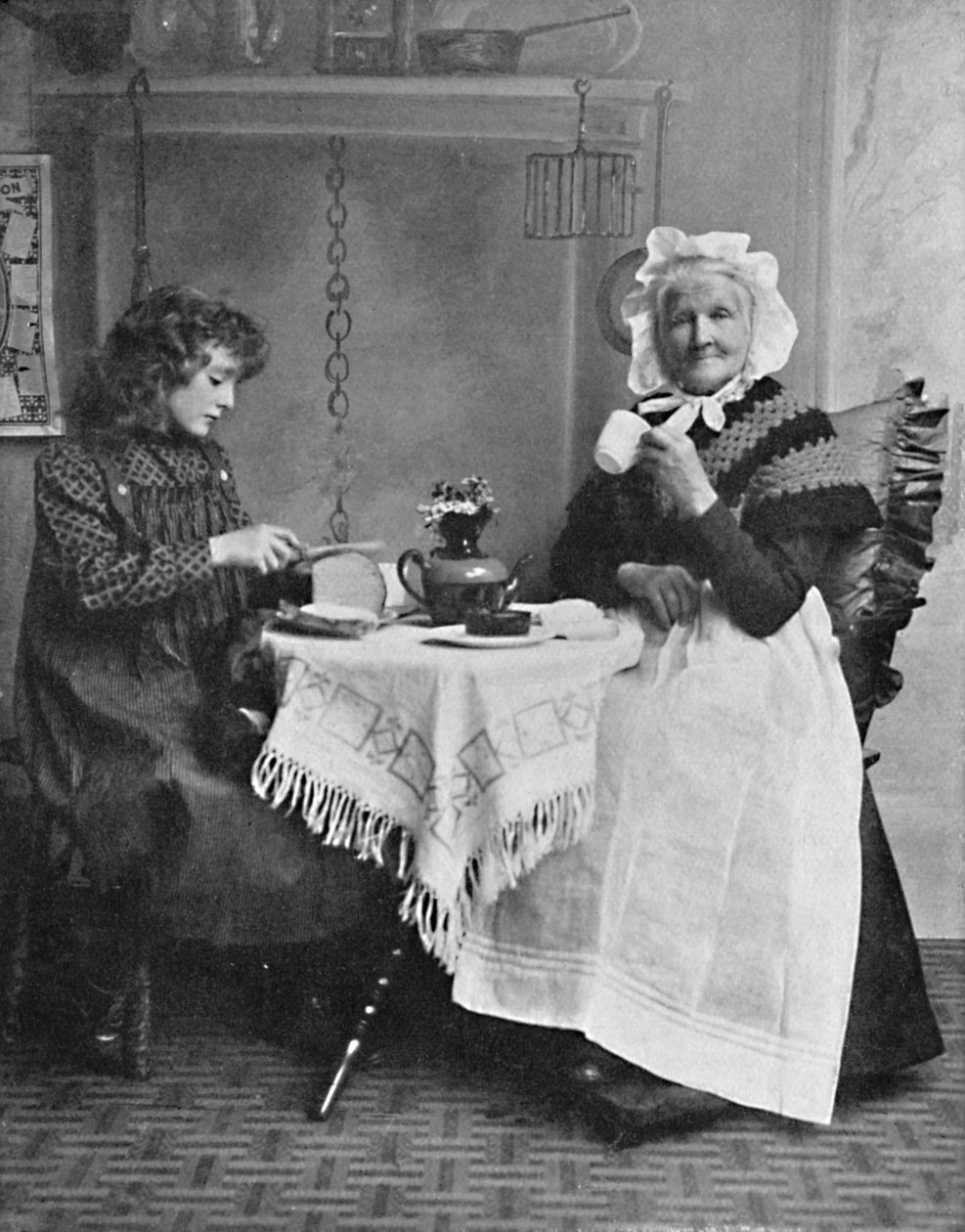Scène de cottage anglais, 1912 - Unbekannt
