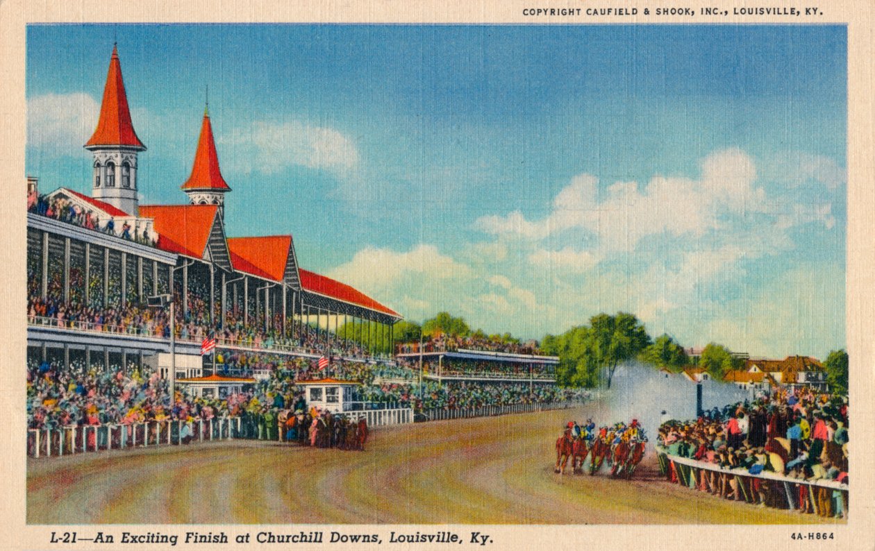 Une arrivée excitante à Churchill Downs, Louisville, Ky - Unbekannt