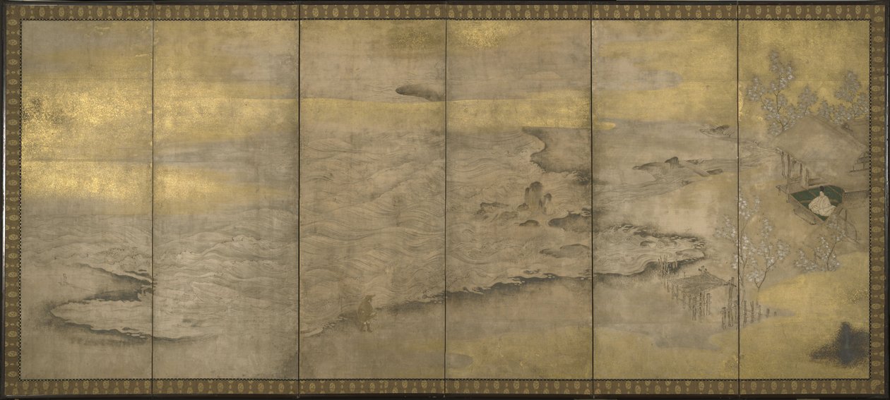 Un empereur exilé sur Okinoshima, vers 1600 - Unbekannt