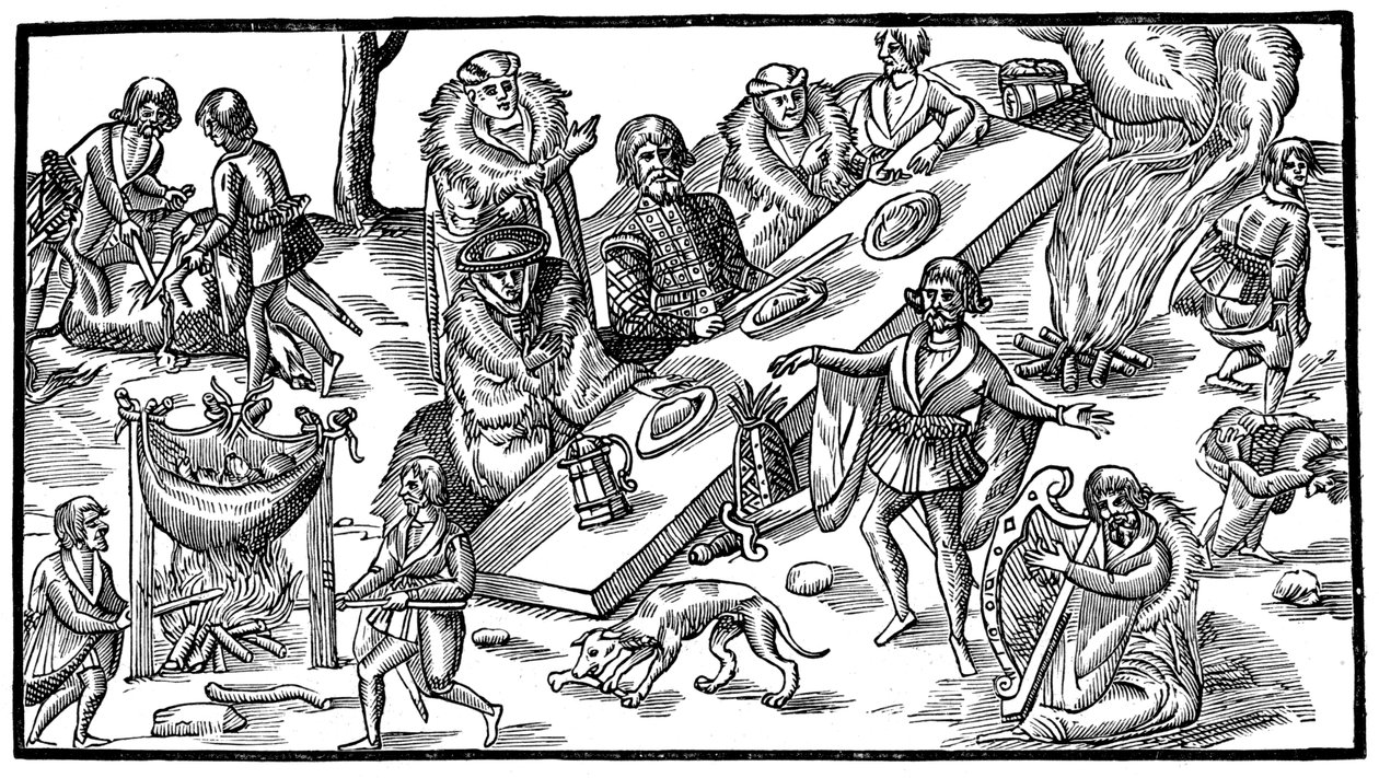 Un banquet irlandais, 1581, 1893 - Unbekannt