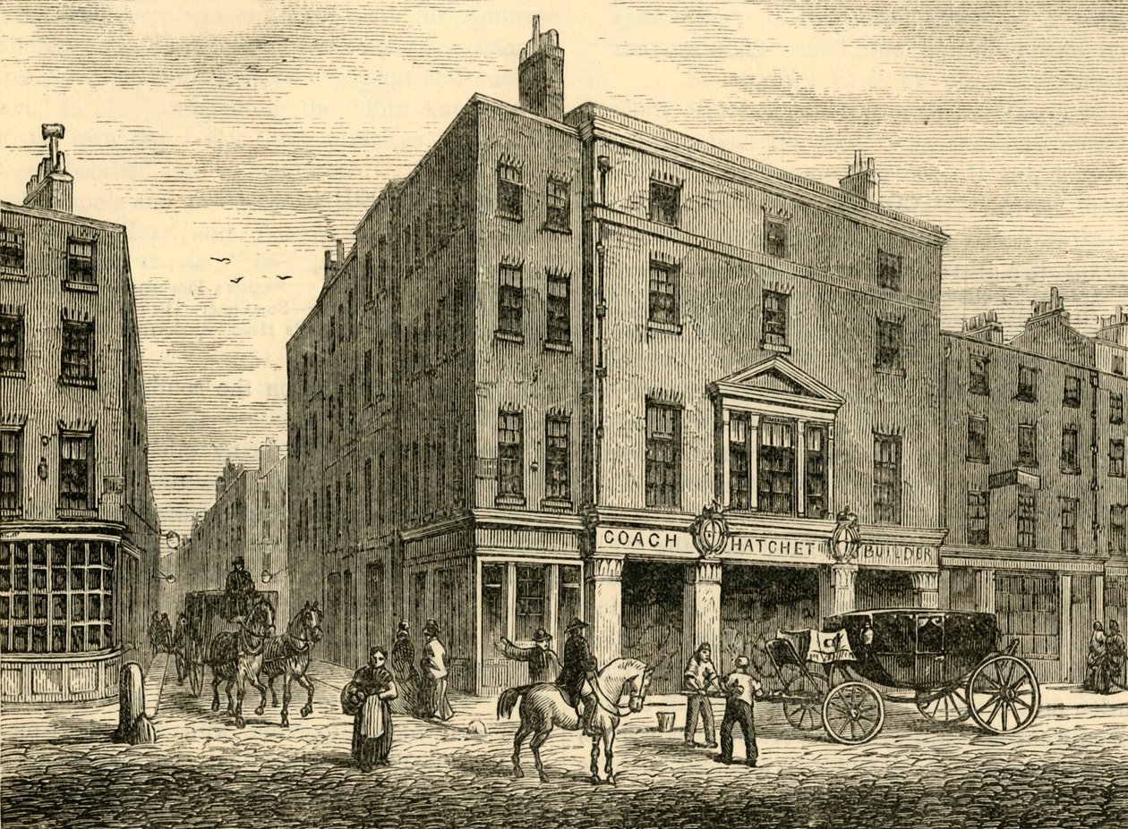 Un ancien atelier de carrossier à Long Acre, 1881 - Unbekannt