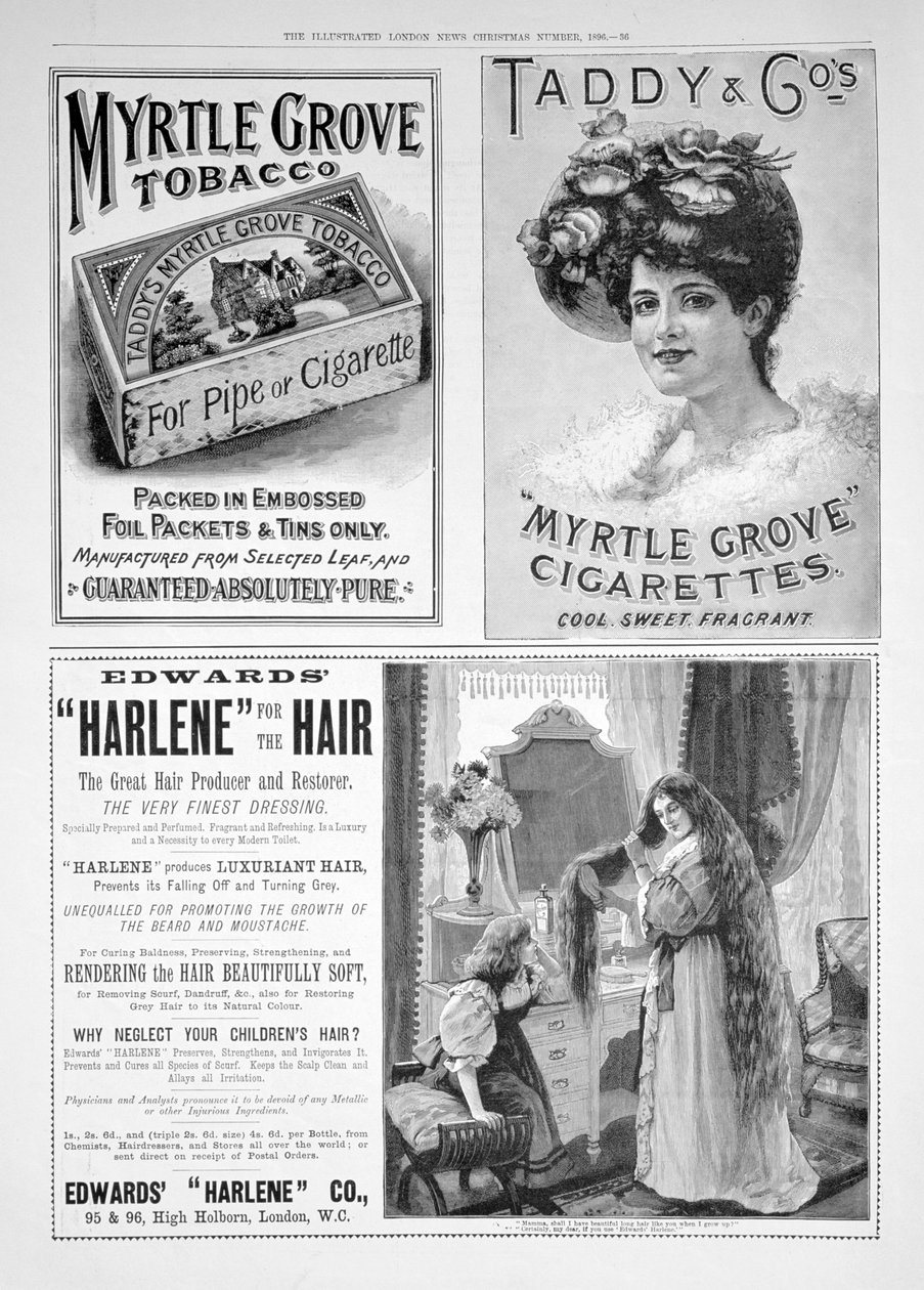 Une page publicitaire dans l