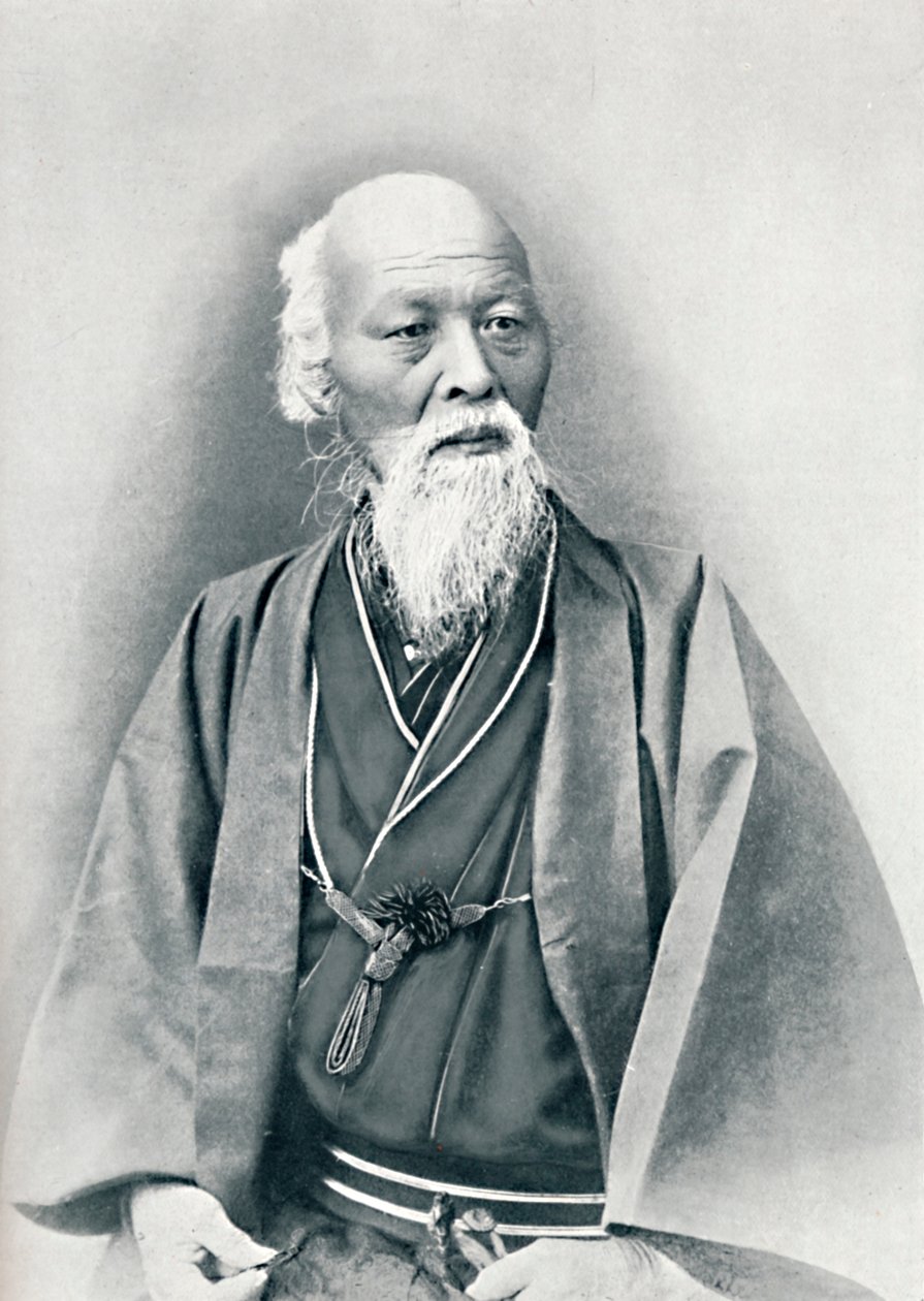 Un vieux médecin japonais en costume complet, 1902 - Unbekannt