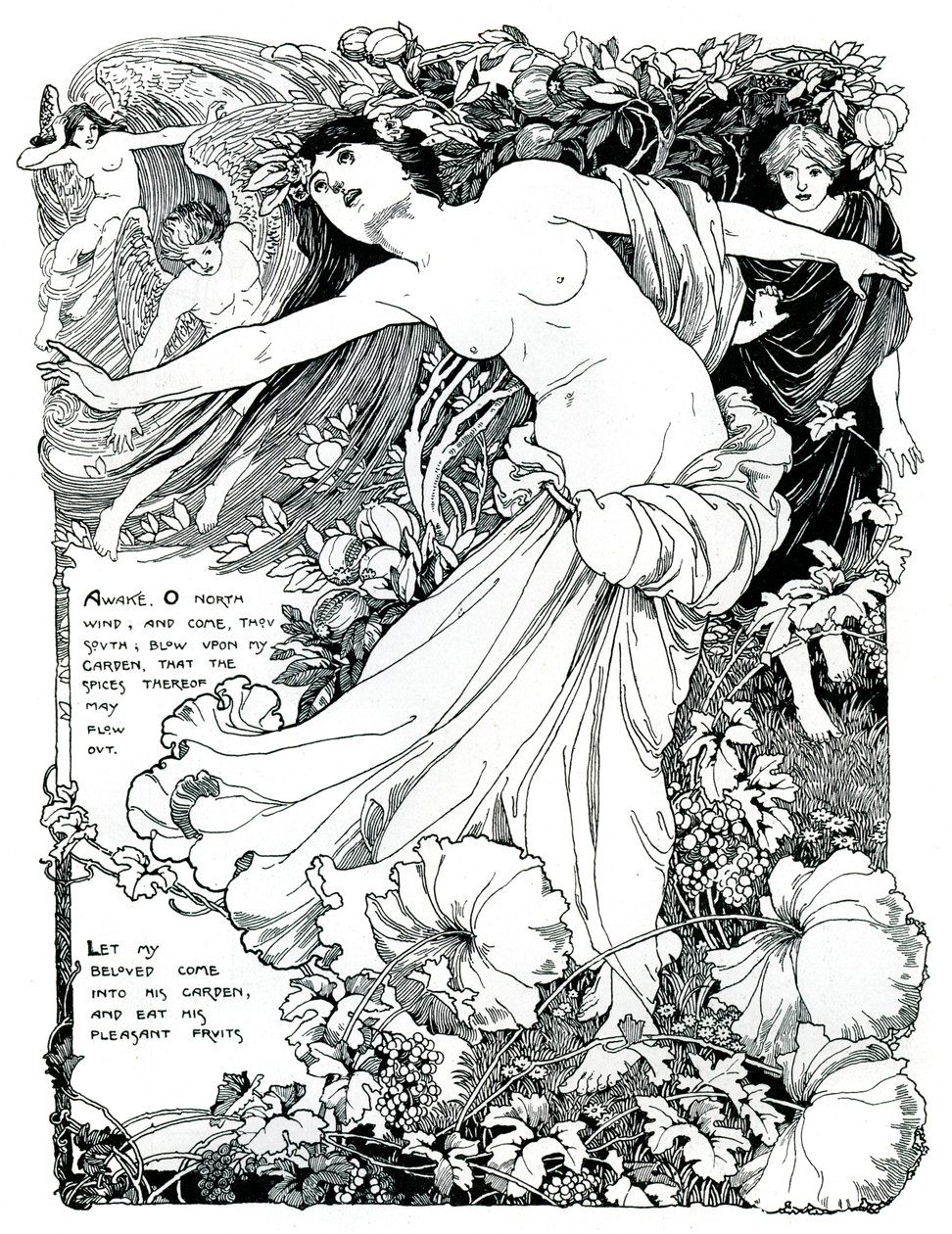 Une illustration pour Le Cantique des Cantiques, 1899 - Unbekannt