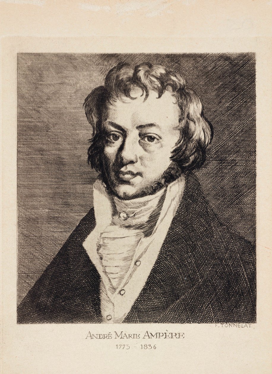 André-Marie Ampère, physicien et mathématicien français, vers 1820 - Unbekannt