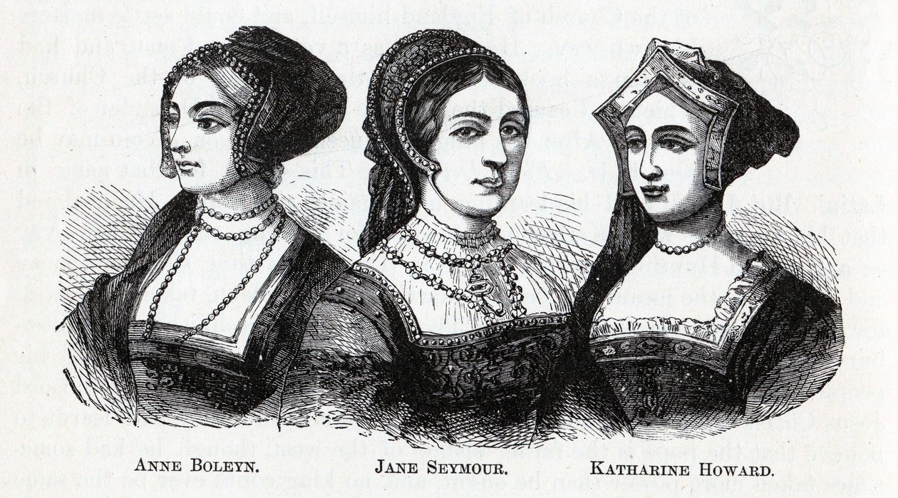 Anne Boleyn. Jane Seymour. Katharine Howard, 1882 - Unbekannt