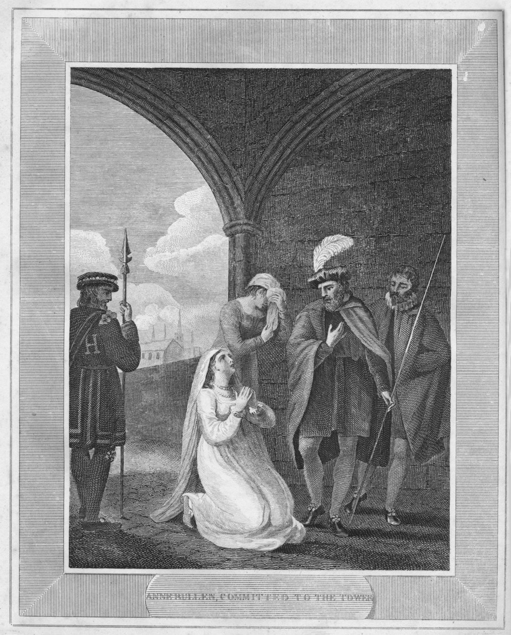 Anne Bullen, Emprisonnée à la Tour, 1838 - Unbekannt