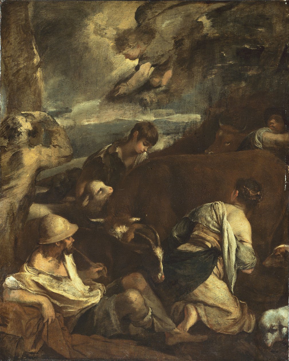 Annonciation aux bergers, vers 1710 - Unbekannt