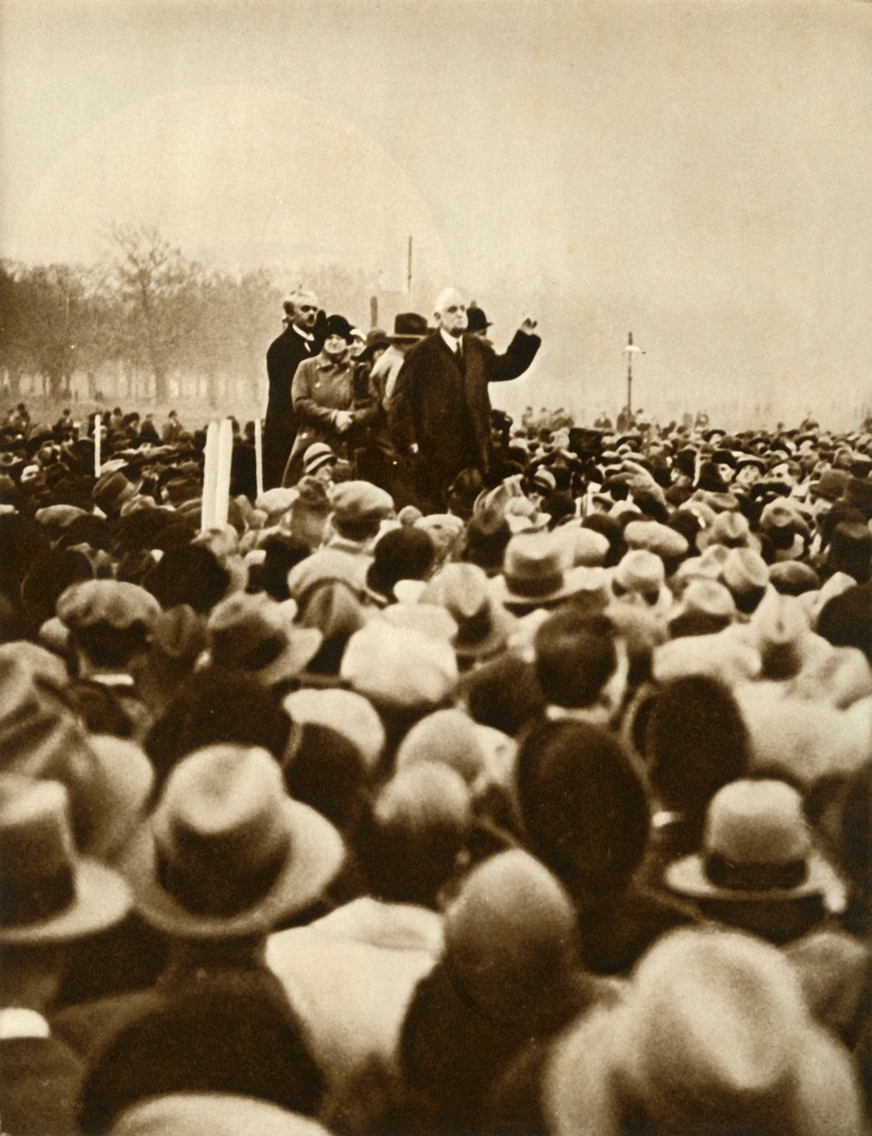 Manifestation anti-gouvernementale, Hyde Park, Londres, 6 février 1933 - Unbekannt