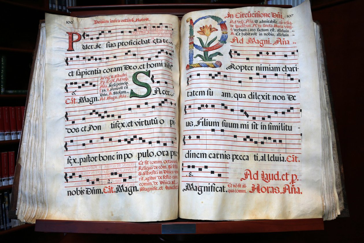 Antiphonaire. La Circoncision de Jésus. Domus Galilaeae, Mont des Béatitudes, Israël - Unbekannt