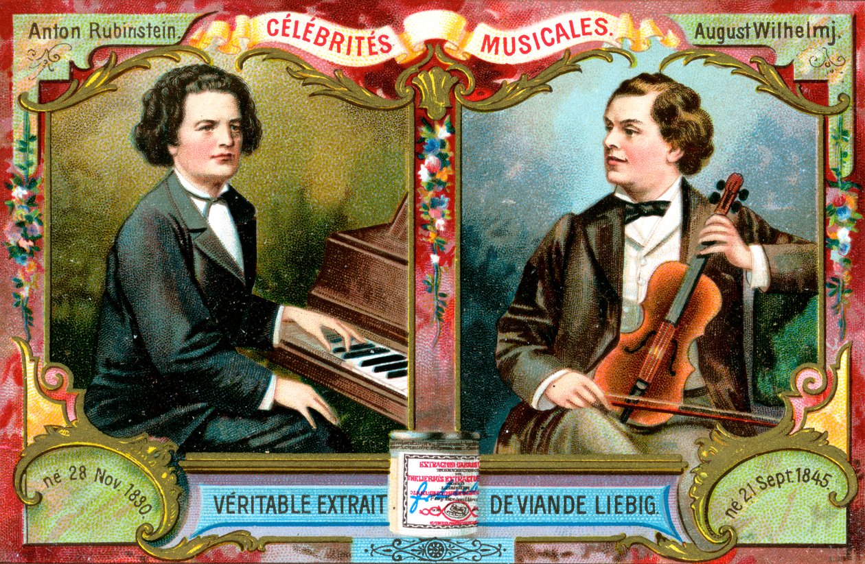 Anton Rubinstein et August Wilhelmj, vers 1900 - Unbekannt